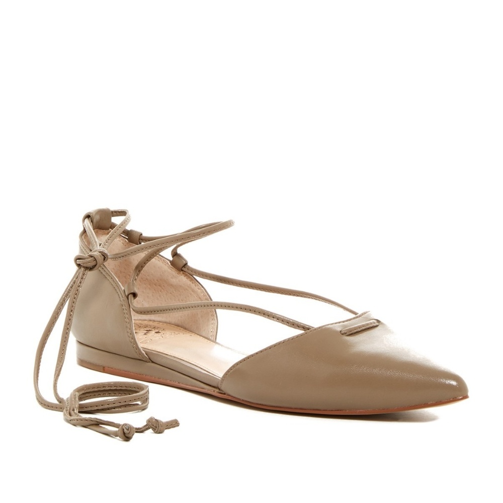 NWT Vince Camuto Hadia Pointy Toe Flat Gray - Picture 4 of 4